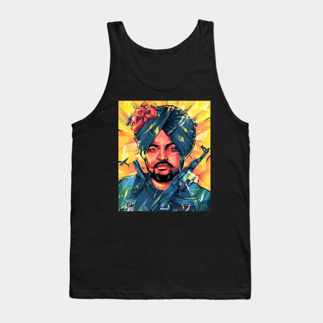 sidhu moose wala Tank Top by Harsimran_sain